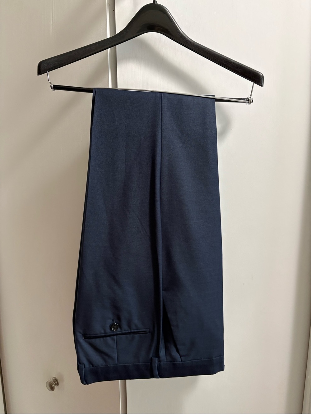Express Men's Navy Dress Pants - Sleek Tailored Fit